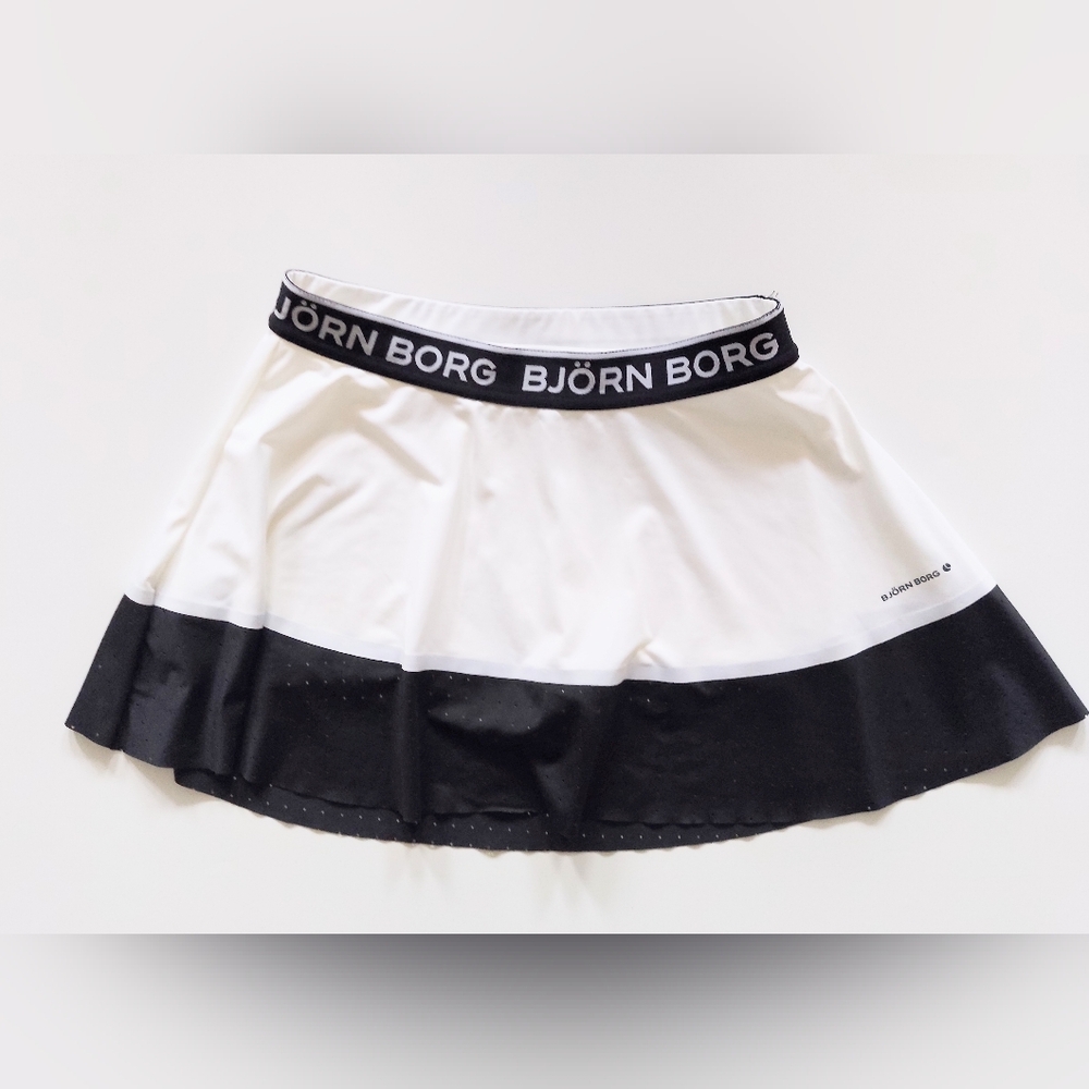 Björn Borg Hydro Pro Athletic Skort Black White Size XS
